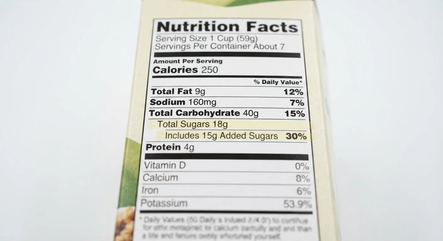 Added Sugar vs. Total Sugar on a Nutrition Panel
