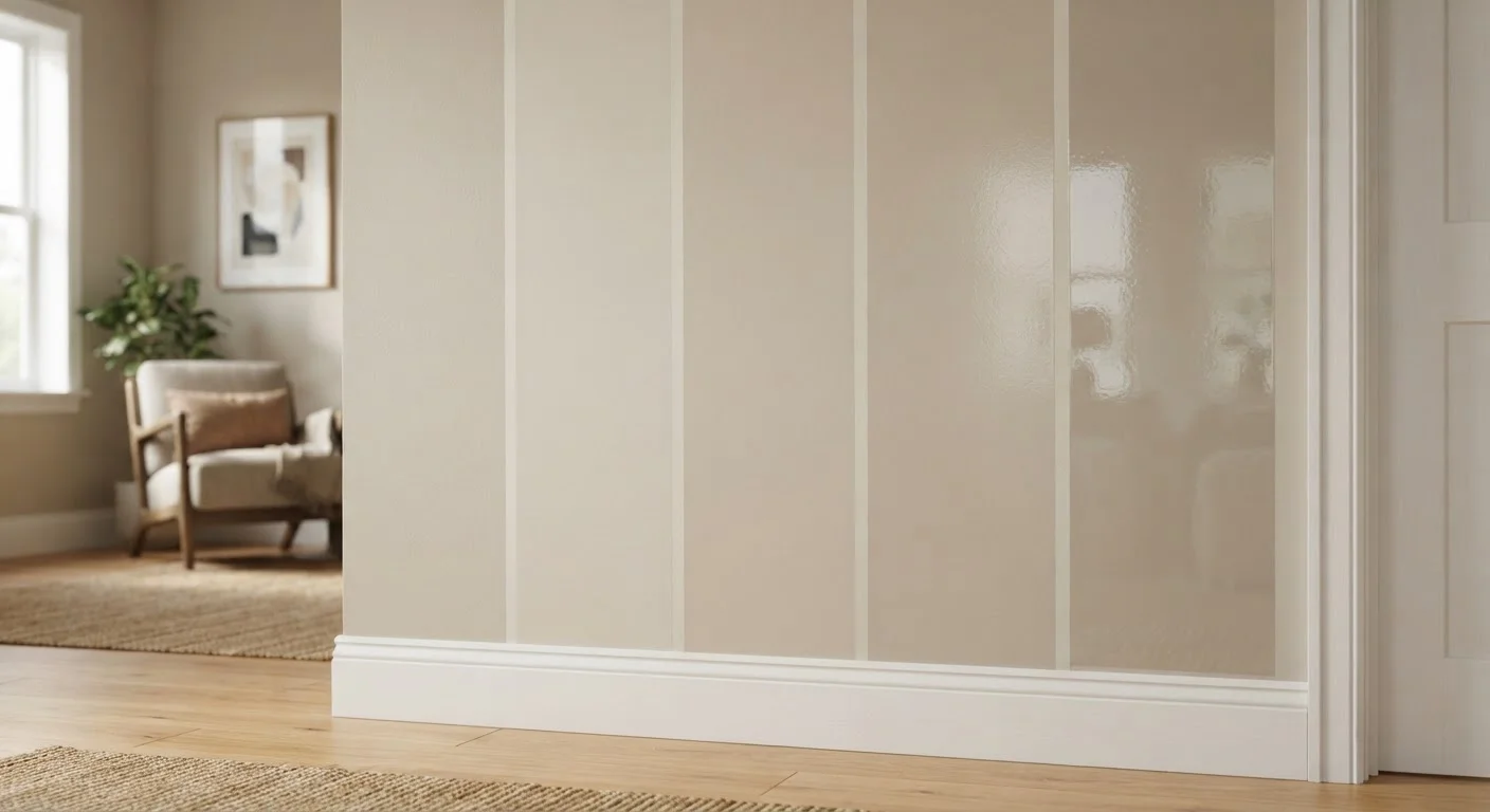 Interior Paint Finishes Compared: Matte, Eggshell, Satin, Semi-Gloss, and Gloss