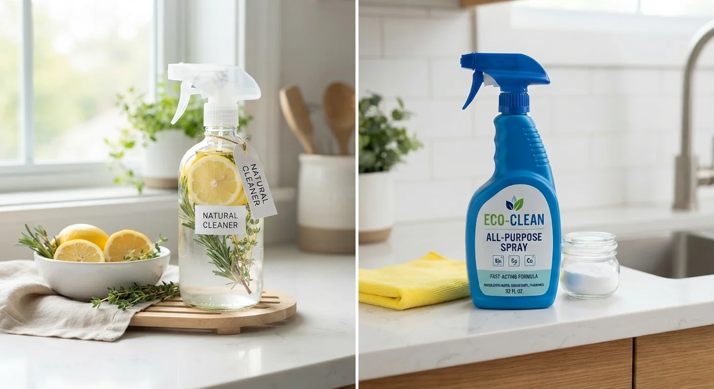 Natural Cleaners vs. Chemical Cleaners: What Actually Works Where