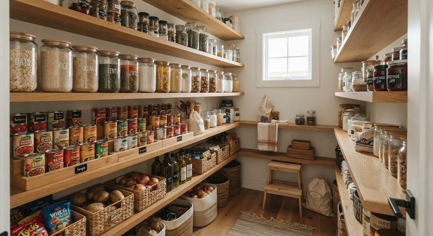 Pantry Organization from the Ground Up