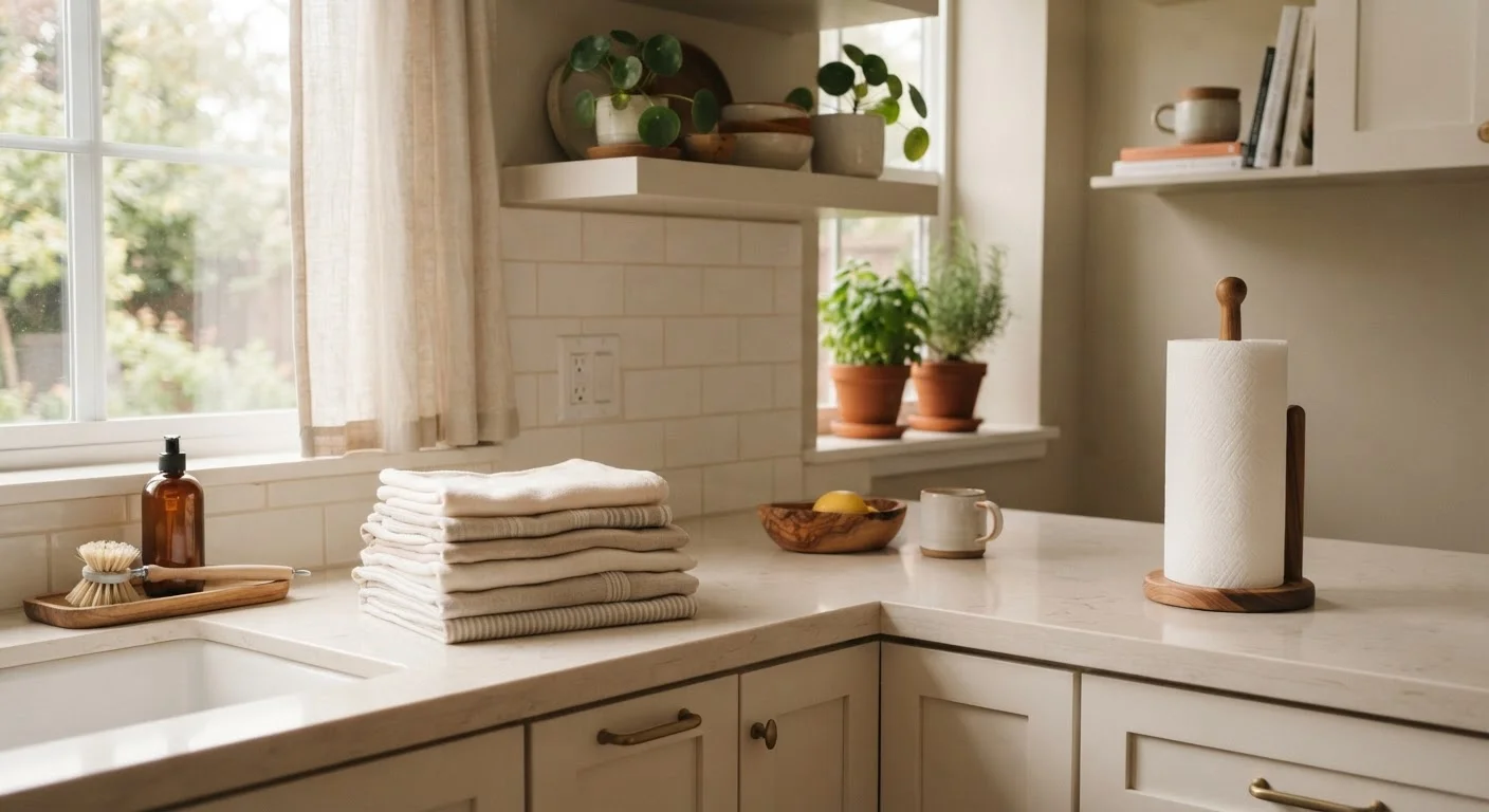 Reusable Cloths vs. Paper Towels: More Than an Environmental Choice