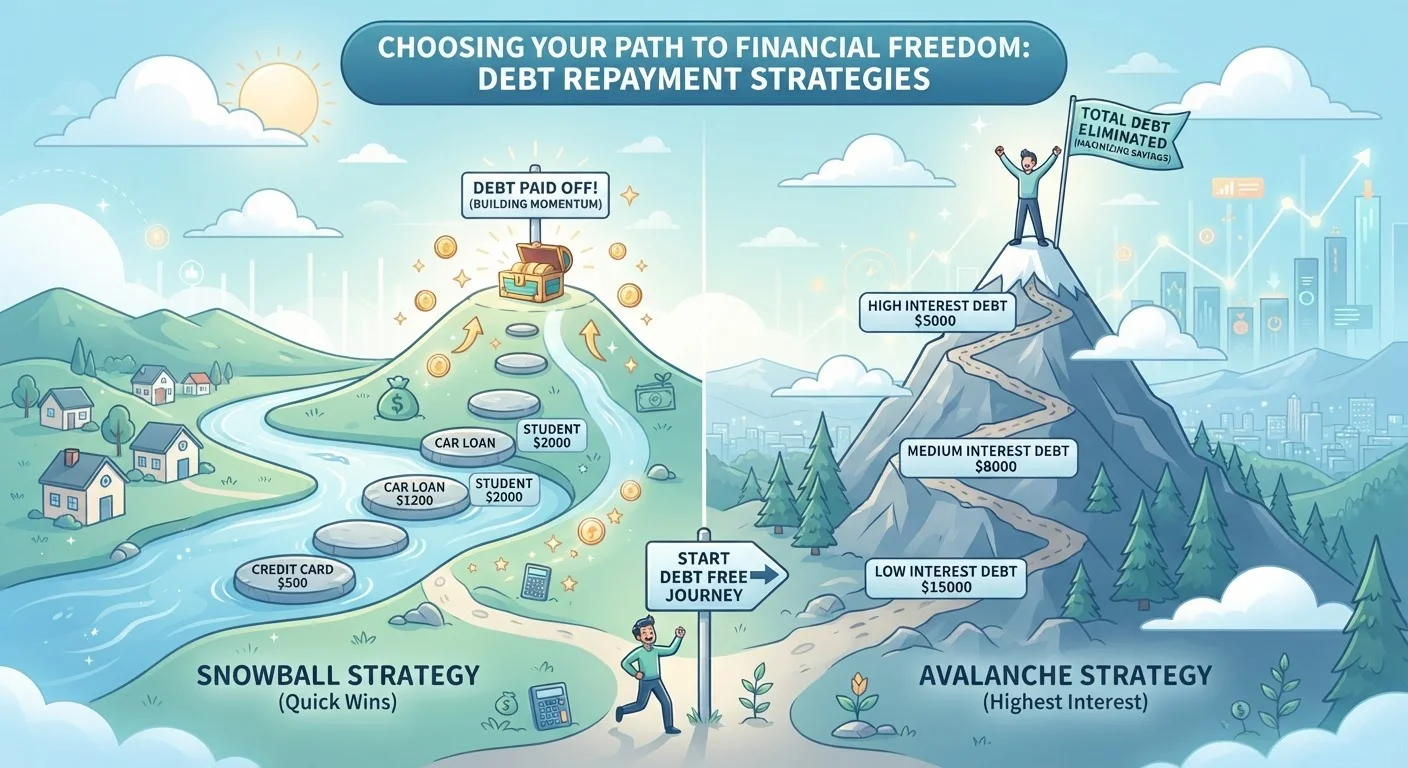 Snowball vs. Avalanche: Two Paths to Paying Off Debt