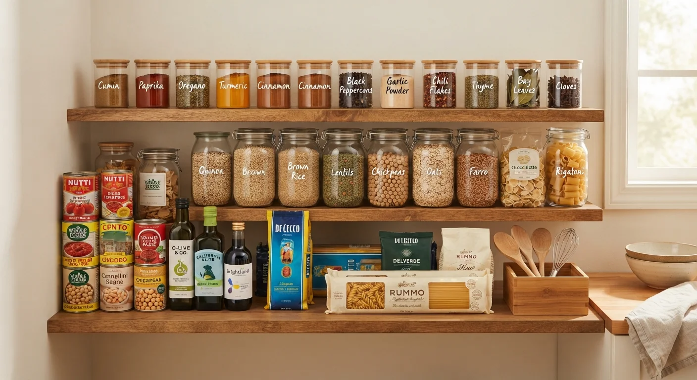 The Essential Pantry: What Staple Ingredients Make Weeknight Cooking Actually Manageable